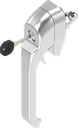Chiusura a leva chiave EK 333 e per lucchetto, acciaio inox AISI 316