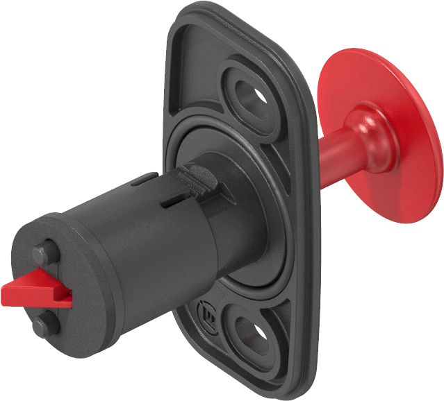 Notöffnung für Verschluss-Scharnier, Polyamid GF schwarz