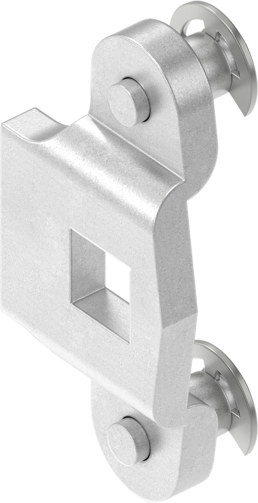 adaptateur, acier zingué