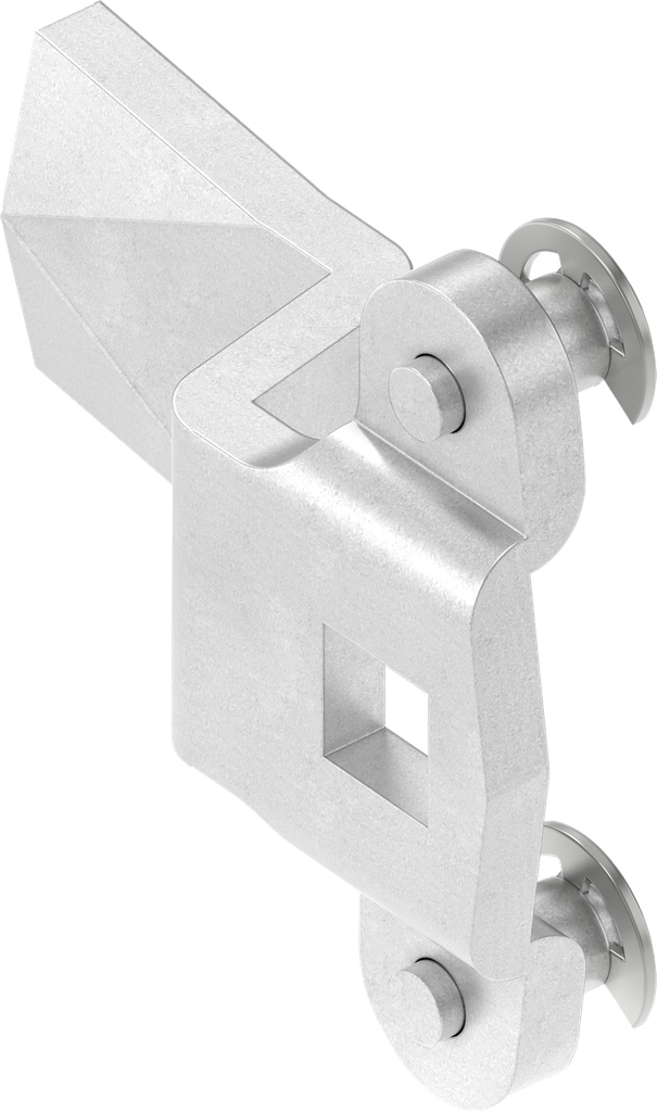 came avec adaptateur, acier zingué