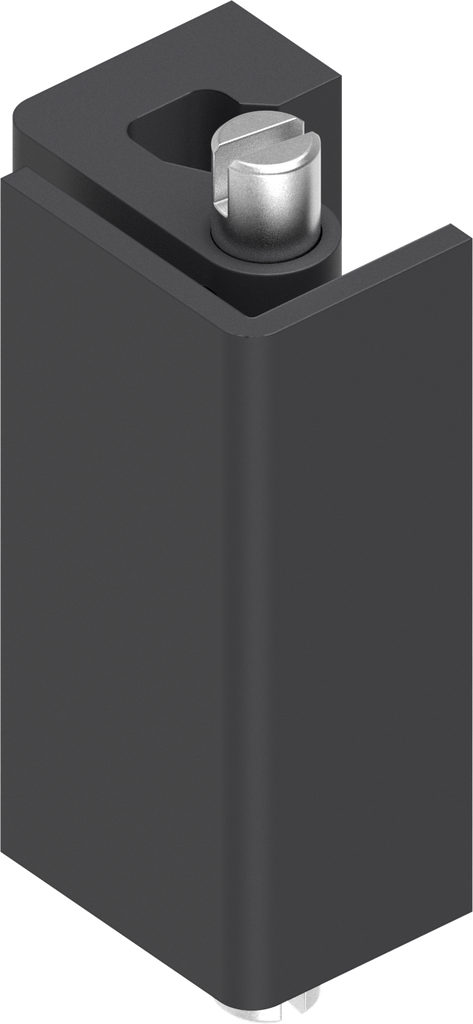 Cerniera 120° a montaggio rapido, zama nero verniciato a polvere