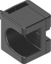 guide pour tringle plate 14x3, polyamide noir
