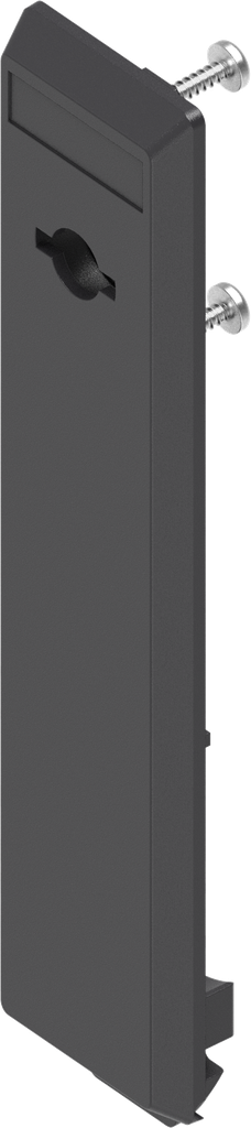 capotage long pour double barre, polyamide GF noir