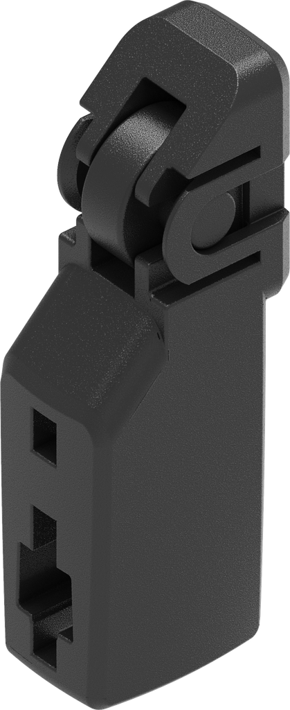 Oplooprol, polyamide GF zwart