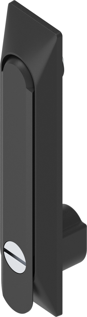 Schwenkgriff 1150 mit Universalmulde mit Betätigung Schlitz 2 x 4, Polyamid GF schwarz