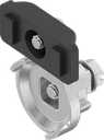 Material de fijación, puente, adaptador y tornillos para maneta giratoria 1185 con lengüeta, poliamida y zamak