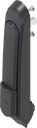 Schwenkgriff mit Haken und variablem Schließmitteleinsatz, Polyamid GF schwarz