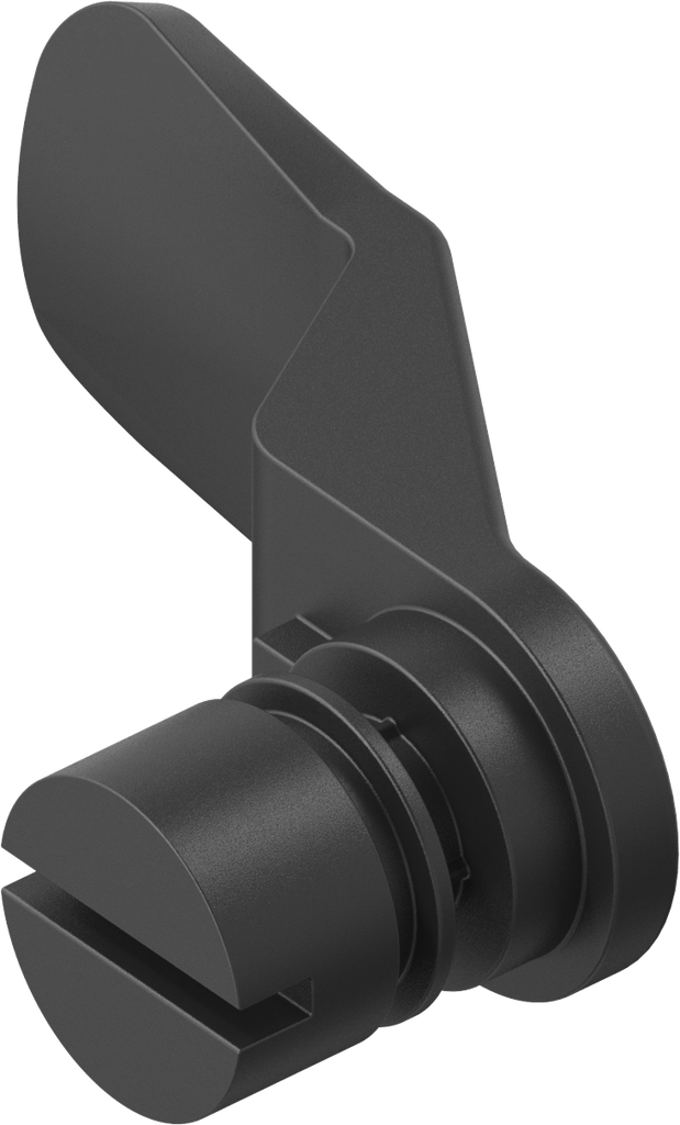 Linguetta intaglio 2x4, poliammide GF nero