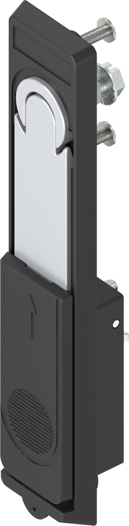 Swinghandle for locking set, Zinc die and polyamide black; 2100-U2