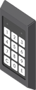 digicode, polyamide GF noir