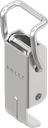 Spanslot met spanbeugel zonder oog voor hangslot, met montagegaten, RVS 304