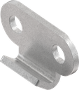 Hook, drilled, Steel zinc-plated DS plus top coat