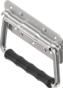 Asa plegable con resorte de torsión, acero galvanizado DS más Top Coat