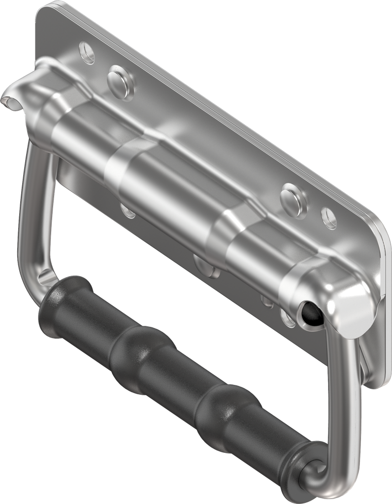Asa plegable con resorte de torsión, acero inoxidable AISI 304
