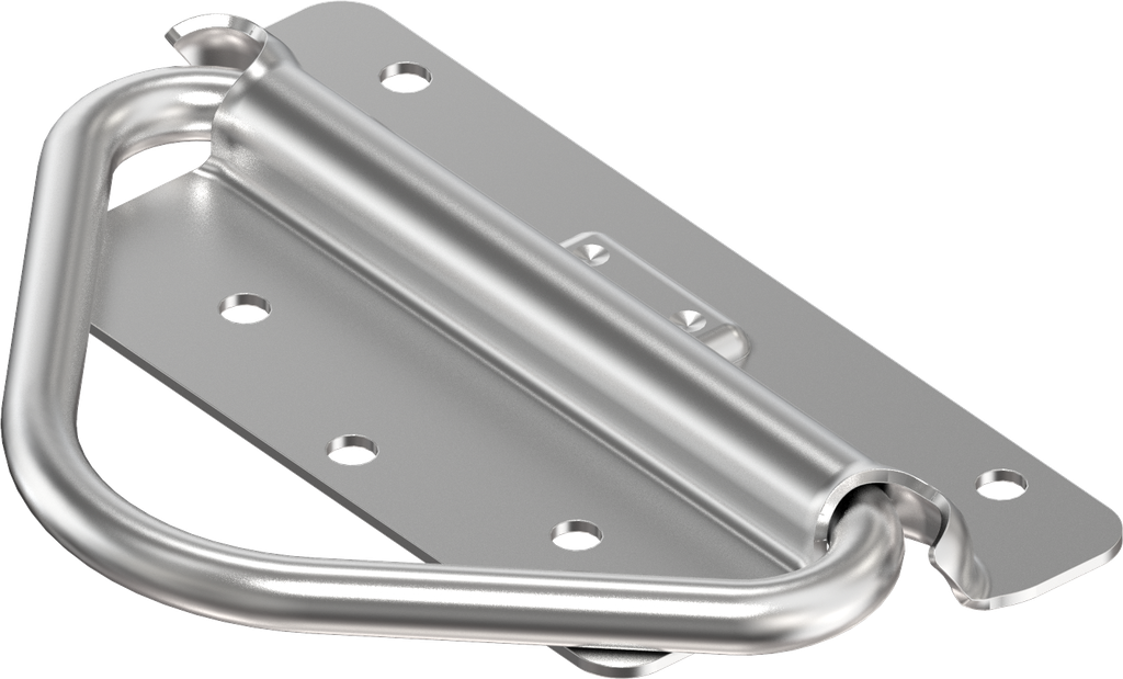 Ojal de transporte con resorte de lámina, acero inoxidable AISI 304