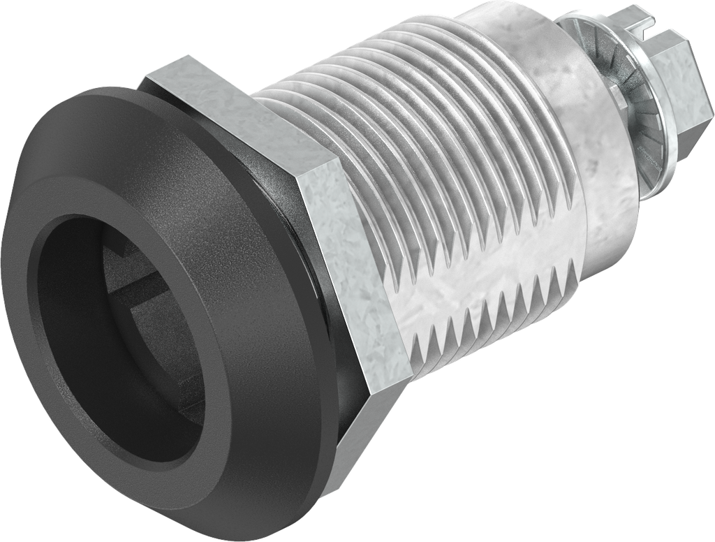 Quarter turn for clip-in cylinder (system 3), Zinc die black