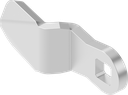 Linguetta senza fermo, acciaio inox AISI 304
