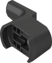 Inklik sluitlip H = 24 mm, polyamide GF V0 zwart