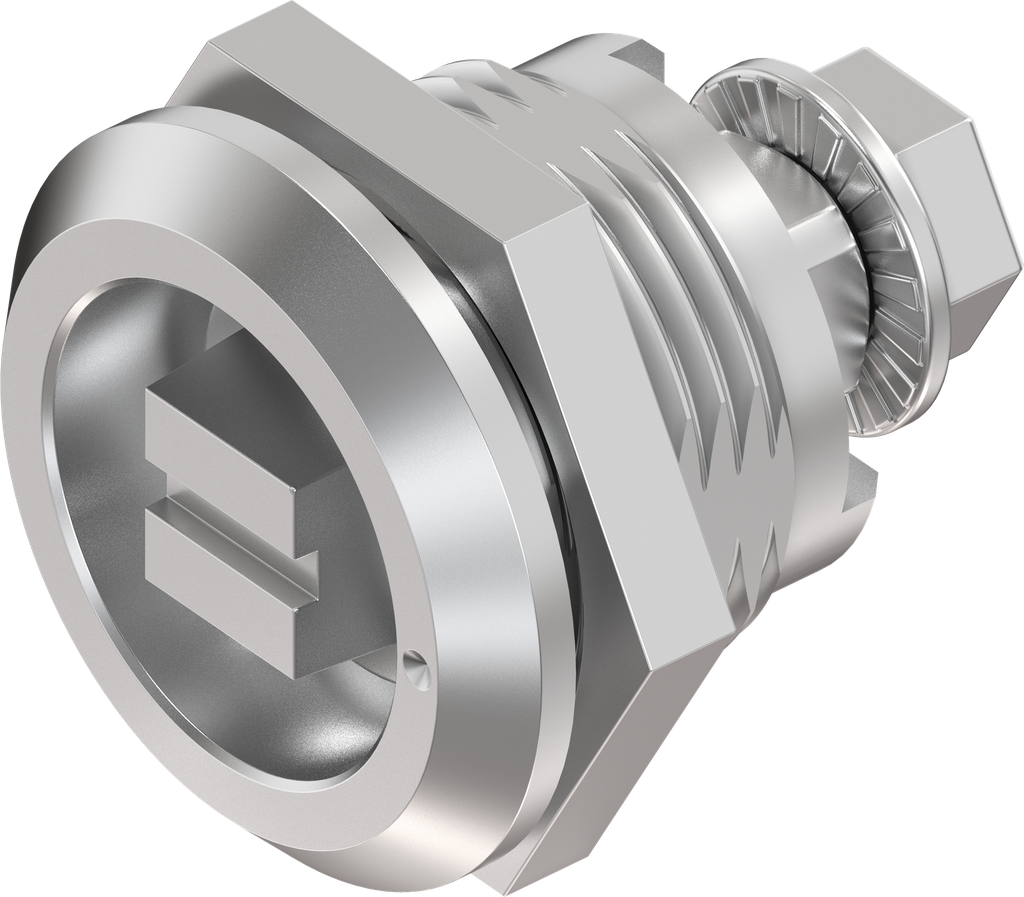 quart de tour, version ferroviaire avec marquage, inox AISI 303