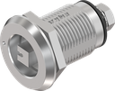 Compression latch square 7 with marking, right version, Stainless steel AISI 316