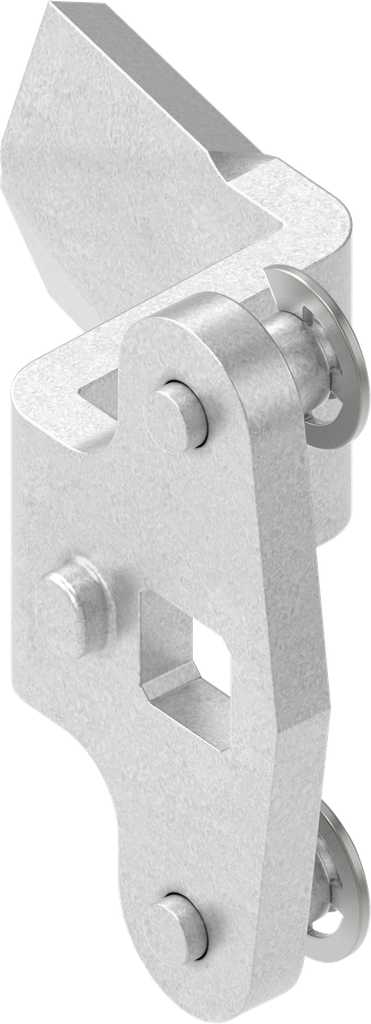 came avec adaptateur, acier zingué