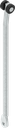 Varilla redonda L = 367 mm, acero galvanizado