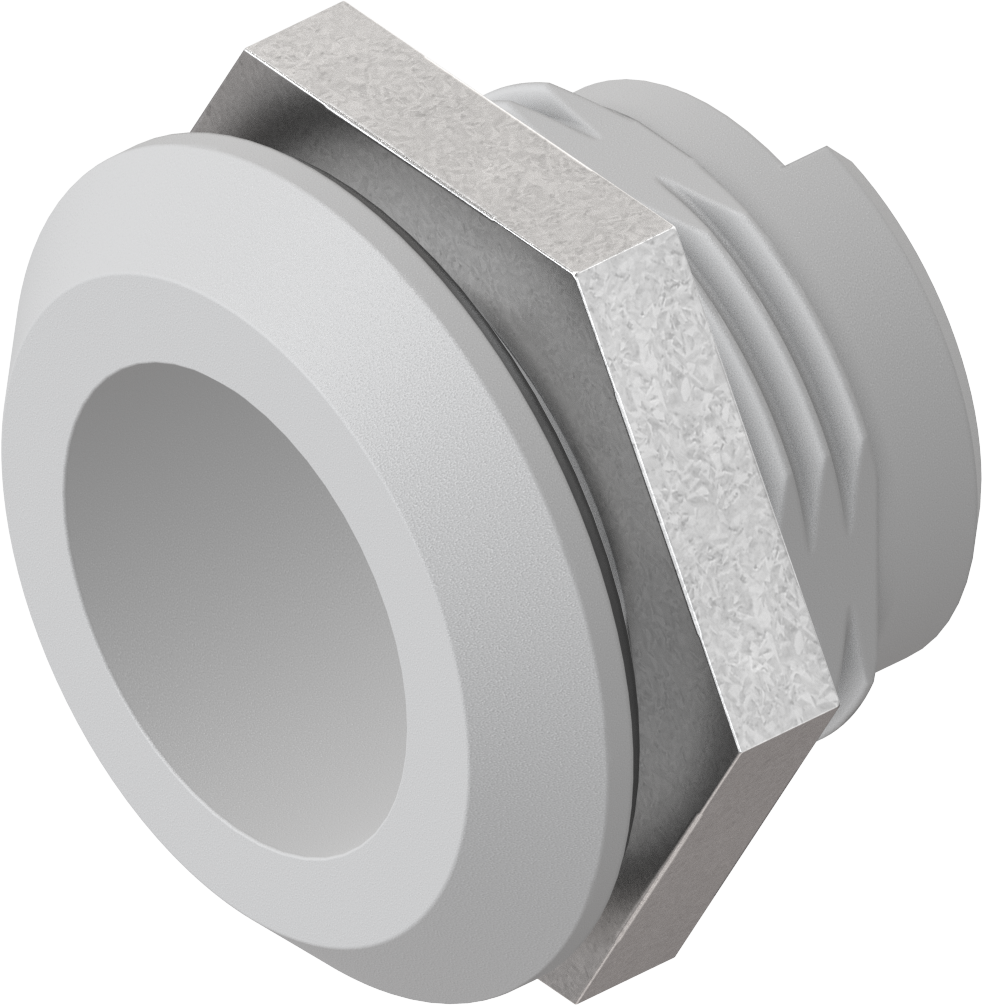 Housing foamed, Polyamide GF light grey