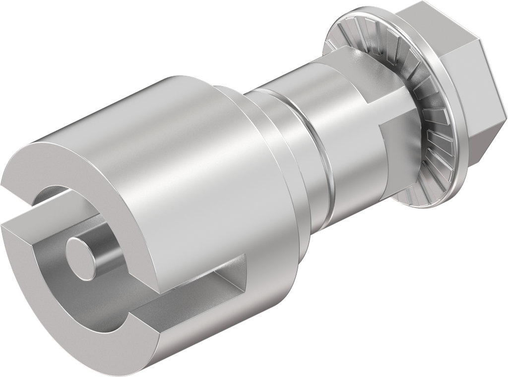 Inserto doble barra 3, acero inoxidable AISI 303