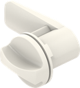 Inklikbaar slot, polyamide GF zuiver wit