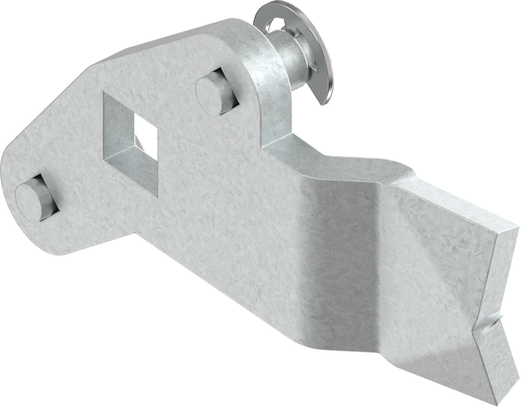 3-Point cam, left version, Steel zinc-plated