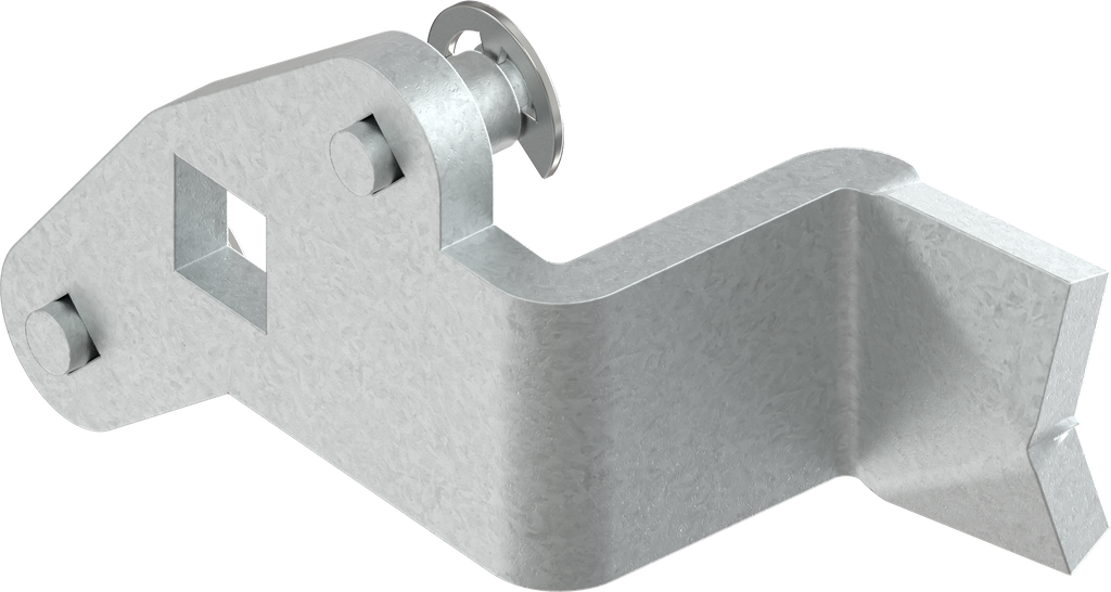 3-Point cam, left version, Steel zinc-plated