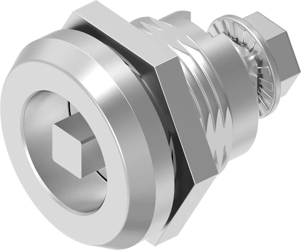 Trilvast slot vierkant 6, RVS 303