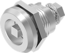 Safety quarter turn square 6, Stainless steel AISI 303