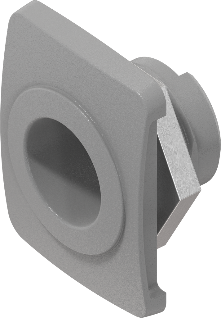 Housing, right version, Polyamide GF light grey