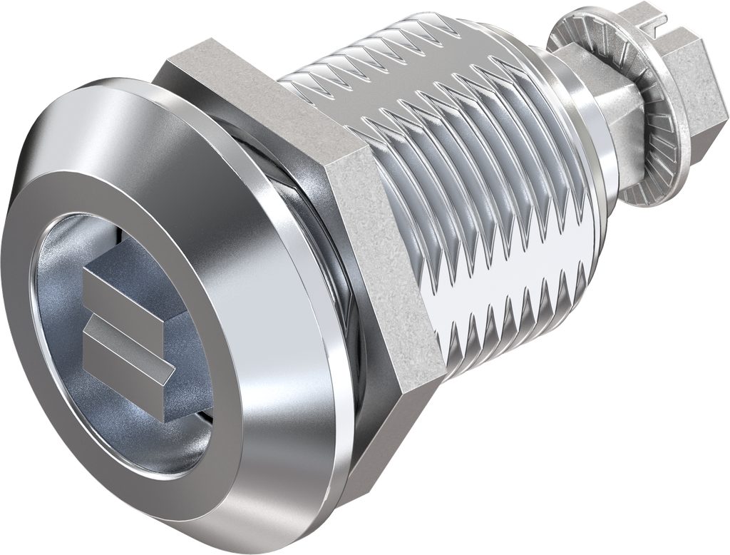 Compression latch railway version, Zinc die chrome-plated