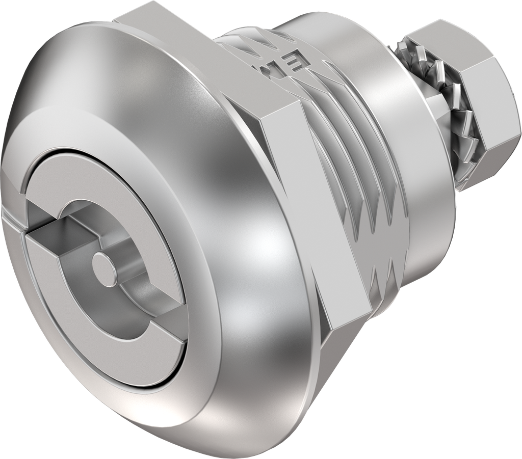 Chiusura 1/4 di giro a compressione doppia aletta 3, acciaio inox AISI 316