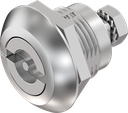 Chiusura 1/4 di giro a compressione doppia aletta 3, acciaio inox AISI 316