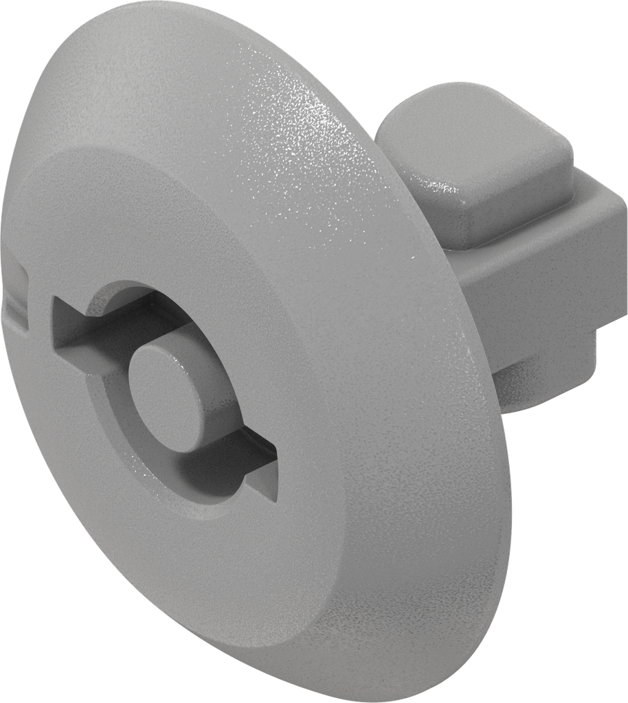 Insert part double bit 5 for assembly without tools, Polyamide GF light grey