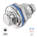 Hygiëne draai-span-slot SW 13 voor de levensmiddelen- en medische industrie, RVS 316L