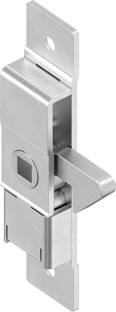 Hook latch, left version, Steel zinc-plated