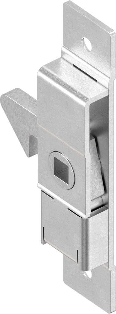 Hook latch, right version, Steel zinc-plated