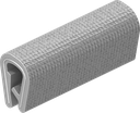 Kantenschutz selbstklemmend, PVC 70 ± 5 Shore A hellgrau