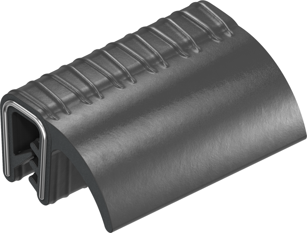 Afdichtprofiel zelfklemmend, Celrubber NBR; klemprofiel NBR 60 ± 5 Shore A, zwart zwart