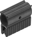 Guarnizione autobloccante in materiale ignifugo, gomma spugnosa EPDM; profilo autobloccante EPDM 60 ± 5 Shore A nero