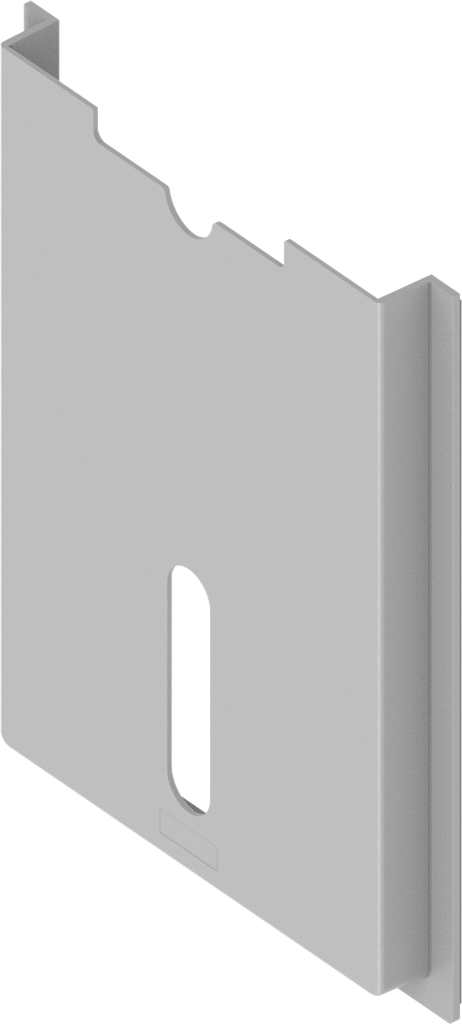 Tasca porta documenti autoadesiva, polistirene grigio luce