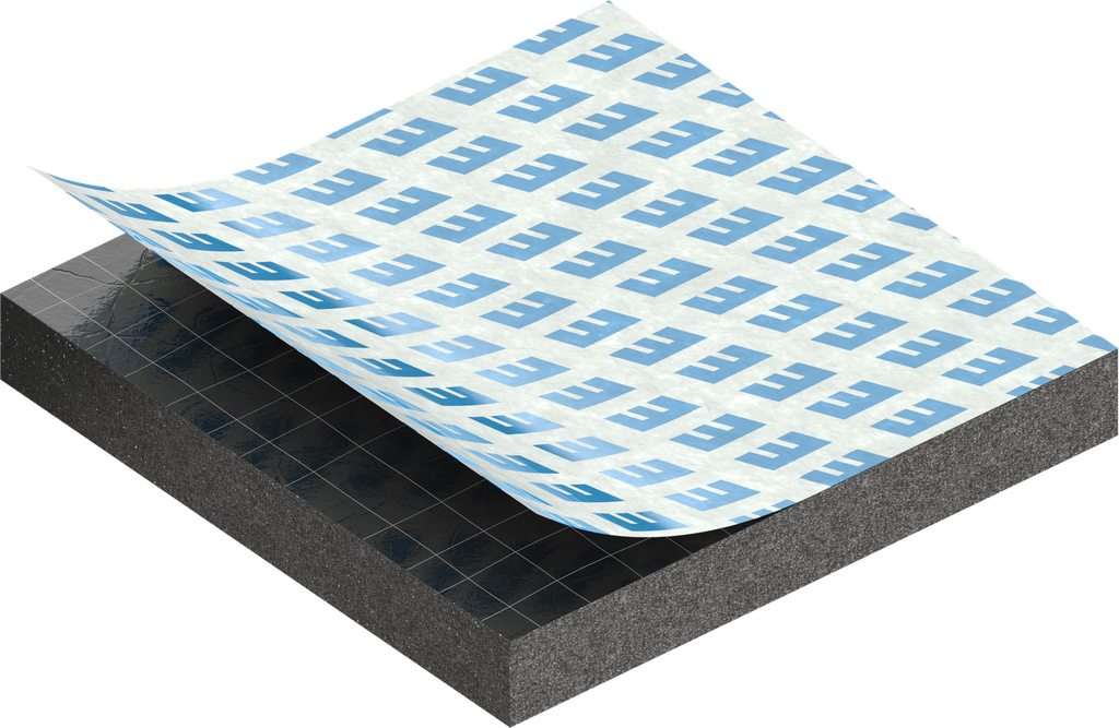 Zellgummi 4 x 30 mm, EPDM schwarz dehnungsfrei und selbstklebende Montagehilfe