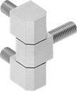 180° Hinge, Steel zinc-plated