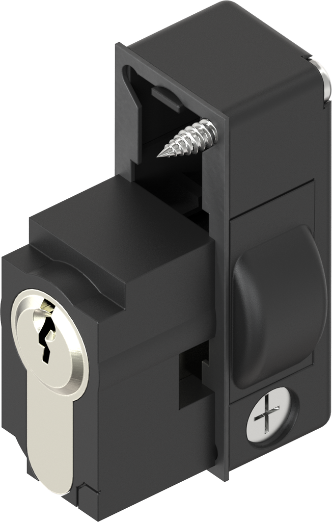 Locking set with profile half cylinder acc. to DIN 18252, keyed ...