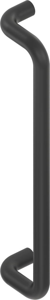 Bow-type handle, Aluminium black plastic-coated; 1095-U25-500AA A = 500 mm