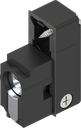 Locking set profile half cylinder with insert slot 1.2x3, Polyamide GF black